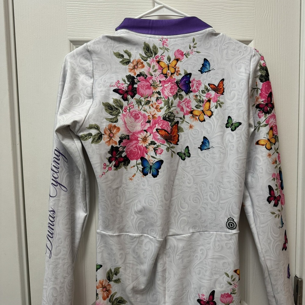 Dunas Cycling Unitard Womens Long Sleeve Large,‎ Grande Pants - Picture 6 of 7